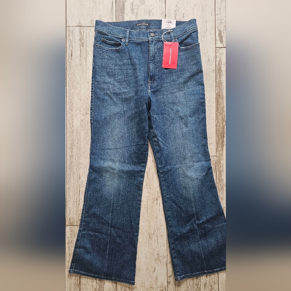 Lucky Brand "Unfit" High Rise Boot Cut Jeans Size 5 (33-35) NWT